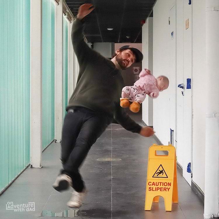 Dad Photoshops his kids into Dangerous Situations and They are Amazing