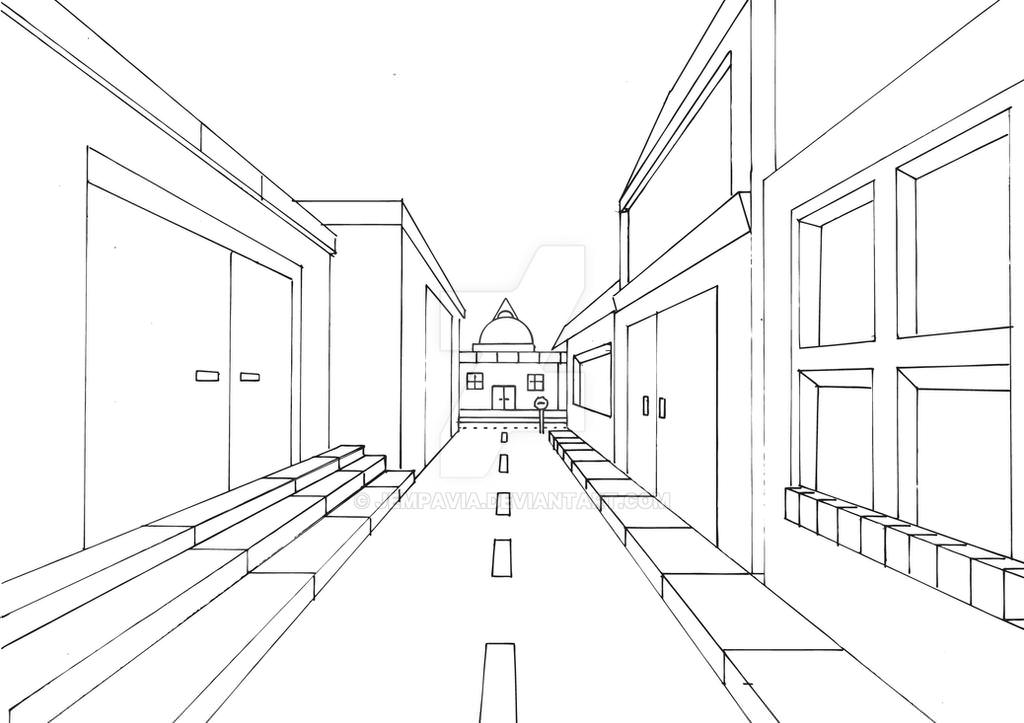 Street View in One Point Perspective