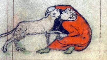 Bizarre Medieval cat paintings