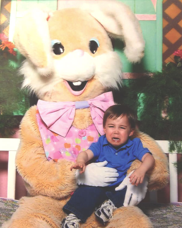 My son was not a fan of mr. cottontail