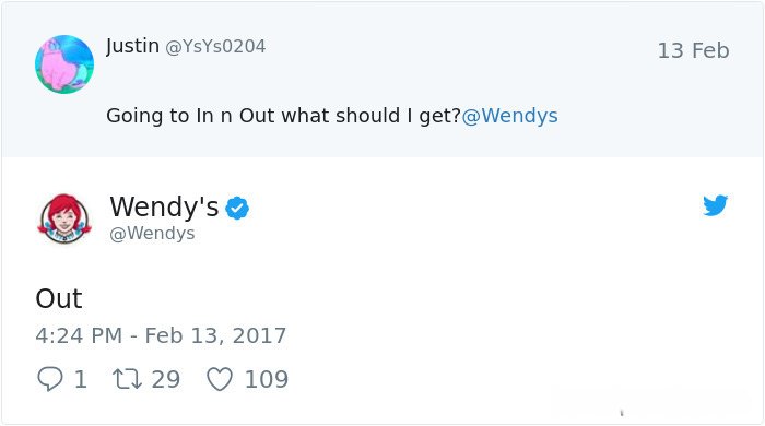 Wendy's meal advice