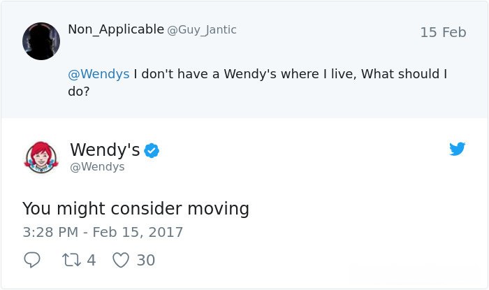 Home is where wendy's is