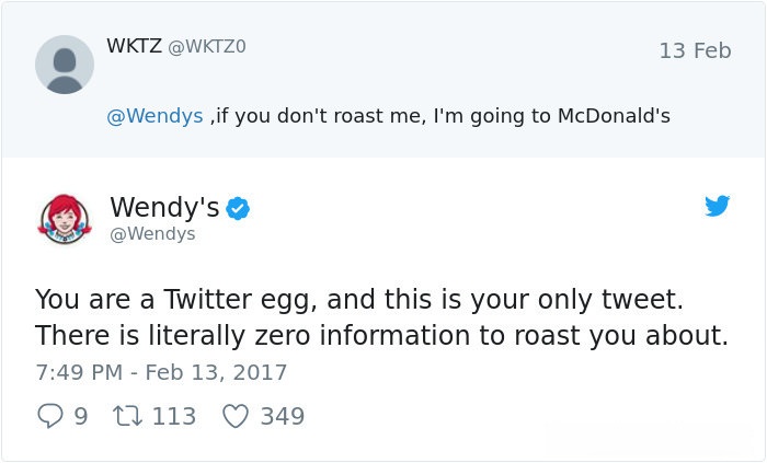 Wendy's tweets
