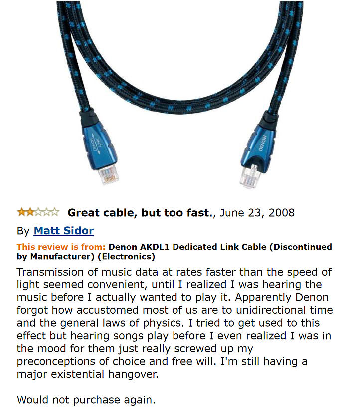 Denon Akdl1 Dedicated Link Cable