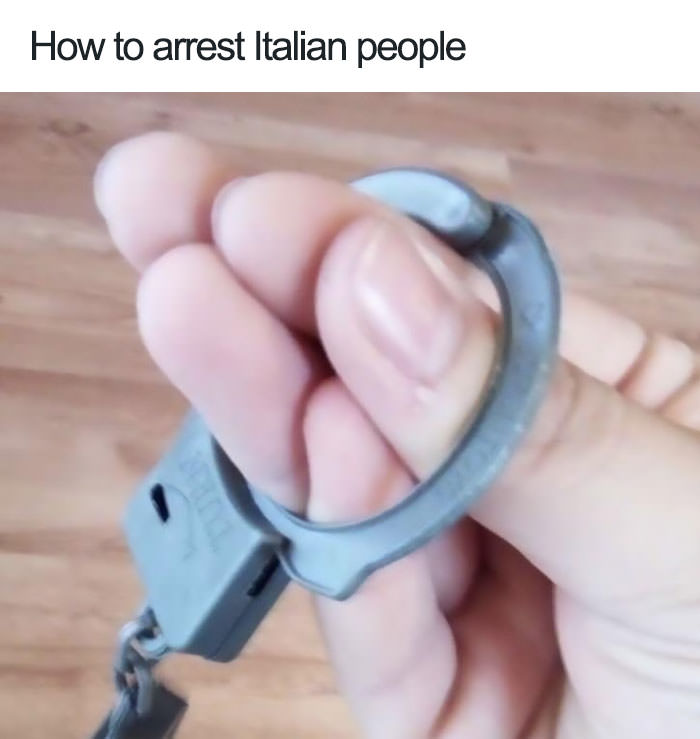 Arresting italians