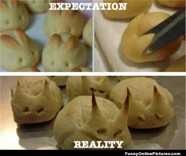 Unnoticeable difference between expectation and reality