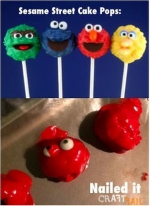 Sesame Street cake pops? Nailed it!