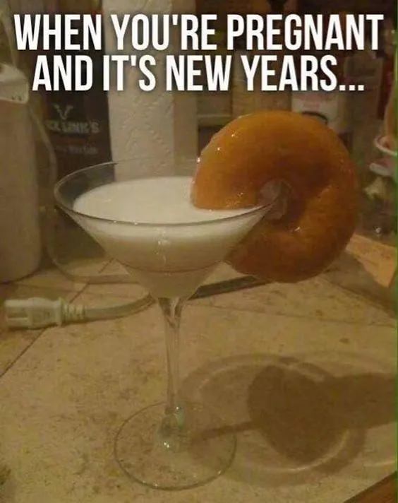 Is that a pregnancy cocktail for new year?