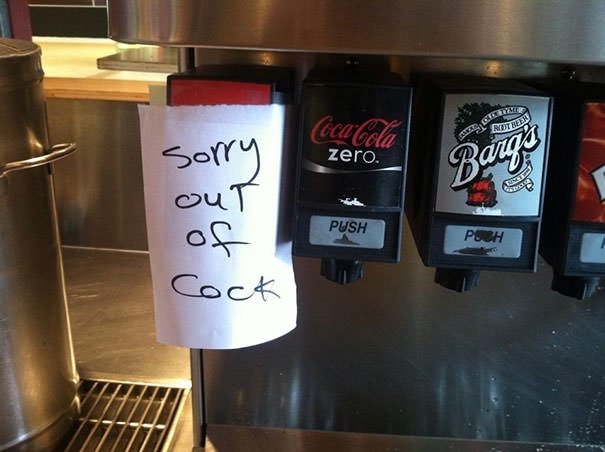 I just wanted some coca-cola