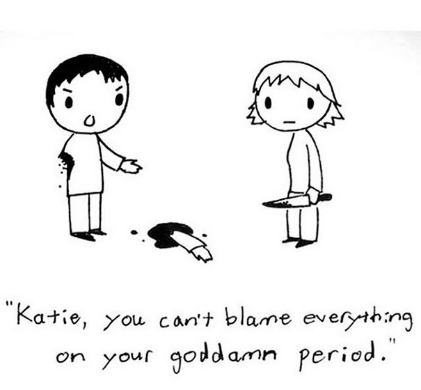 Blaming the period