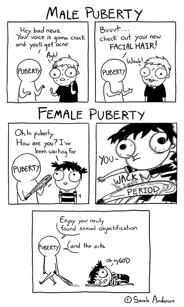 Male vs. Female puberty