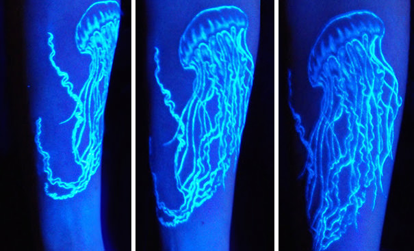 Stunning Glow-in-the-Dark Tattoos that are Genially Awesome