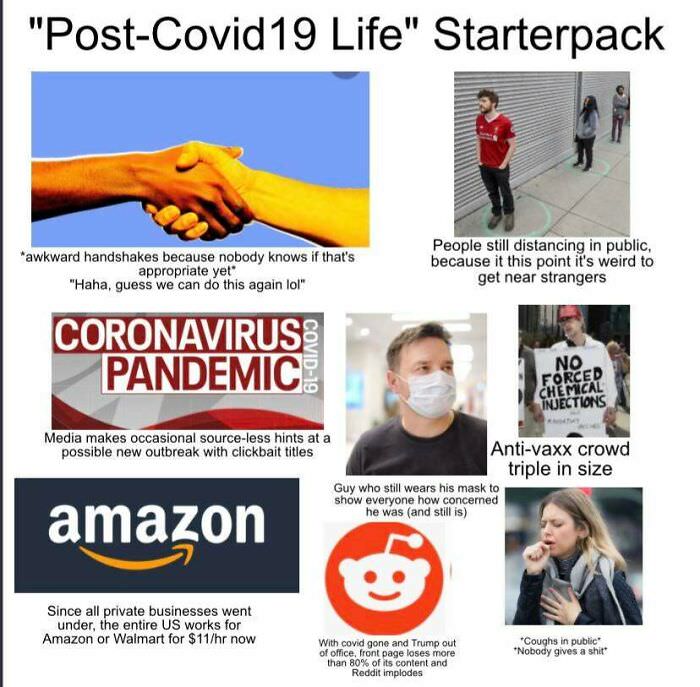 “post-covid19 life” starterpack
