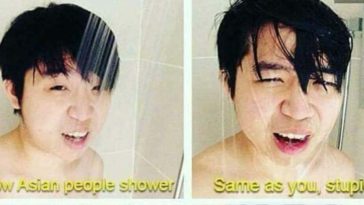 How different people take showers