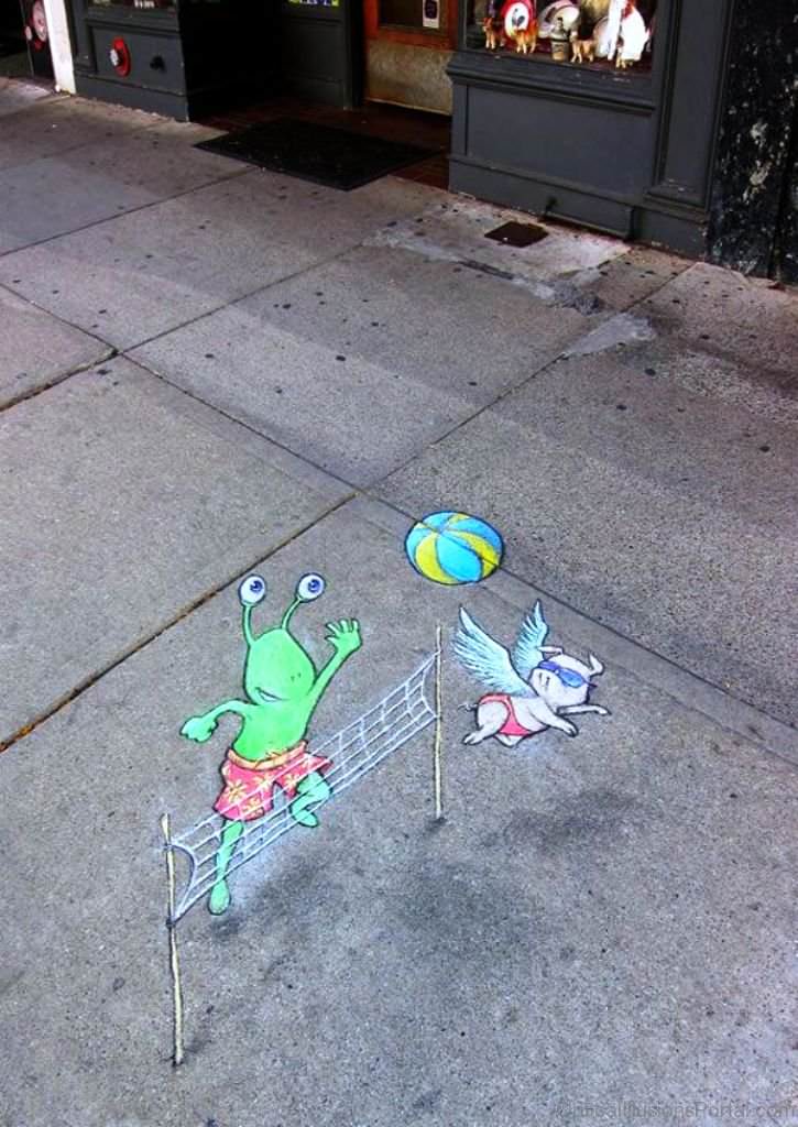 3D Art On Street