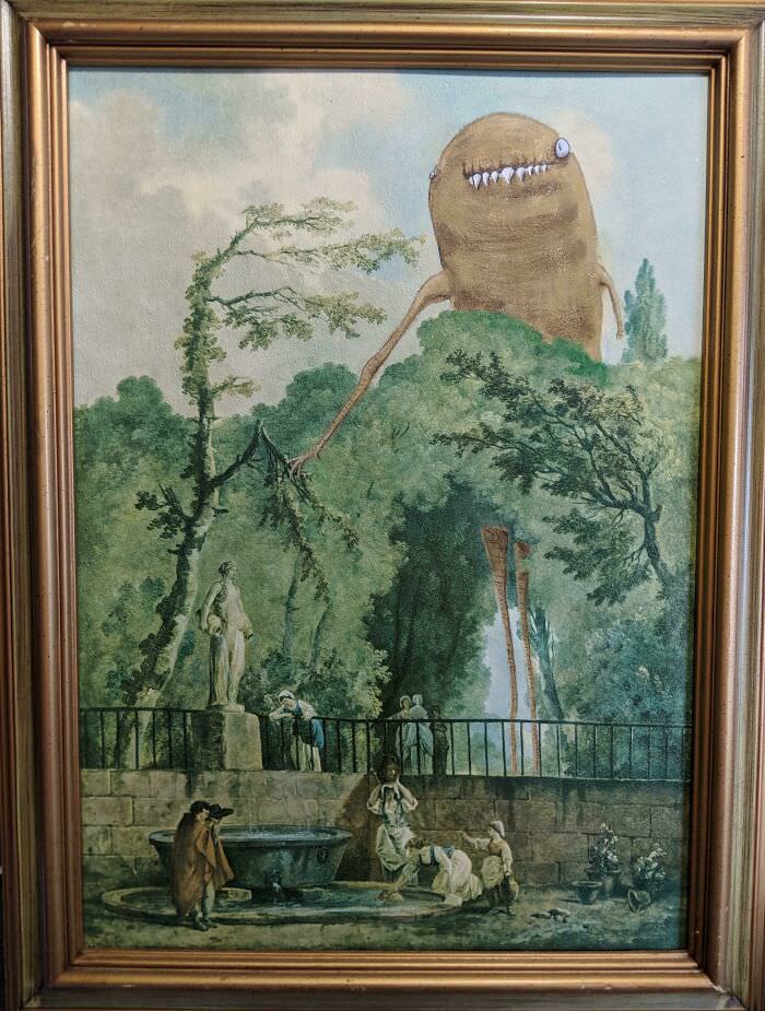 This tall and stately thrift store art piece takes on a new life with a branchbreaking transformation.