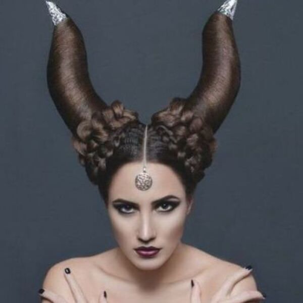 Maleficent hairstyle