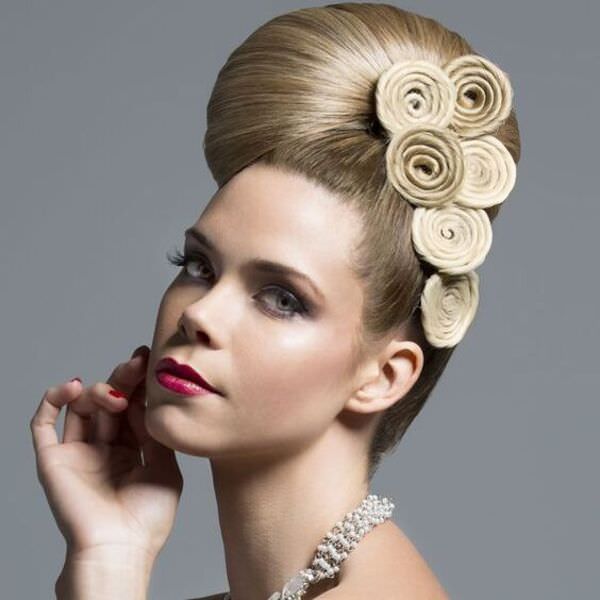Vintage glamour hairstyle