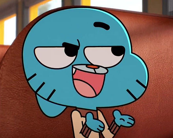 Gumball watterson from The Amazing World of Gumball