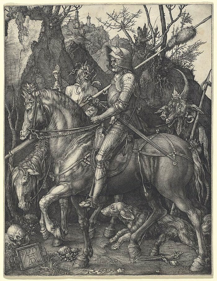 Knight, Death and the Devil by Albrecht Dürer, 1513