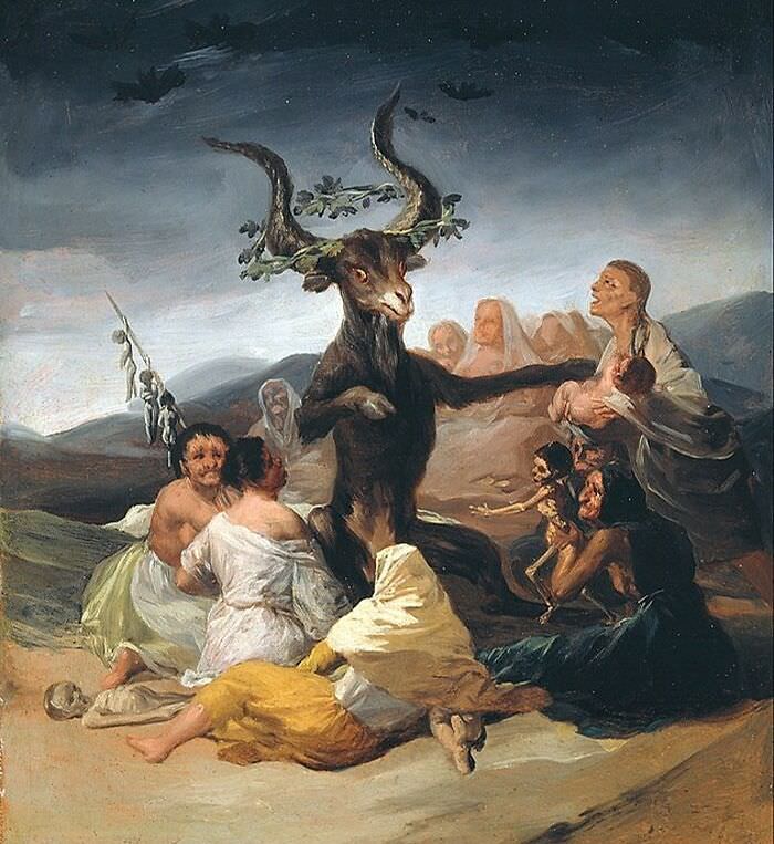 Witches' Sabbath by Francisco De Goya', 1798