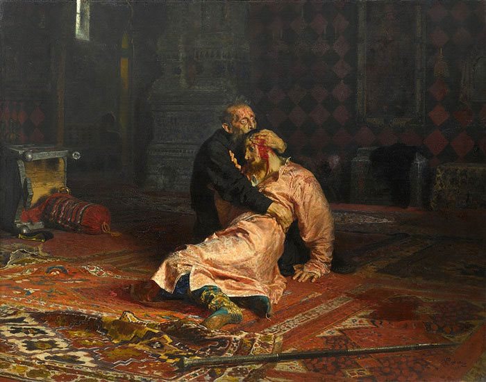 Ivan the Terrible and his Son Ivan on November 16th, 1581