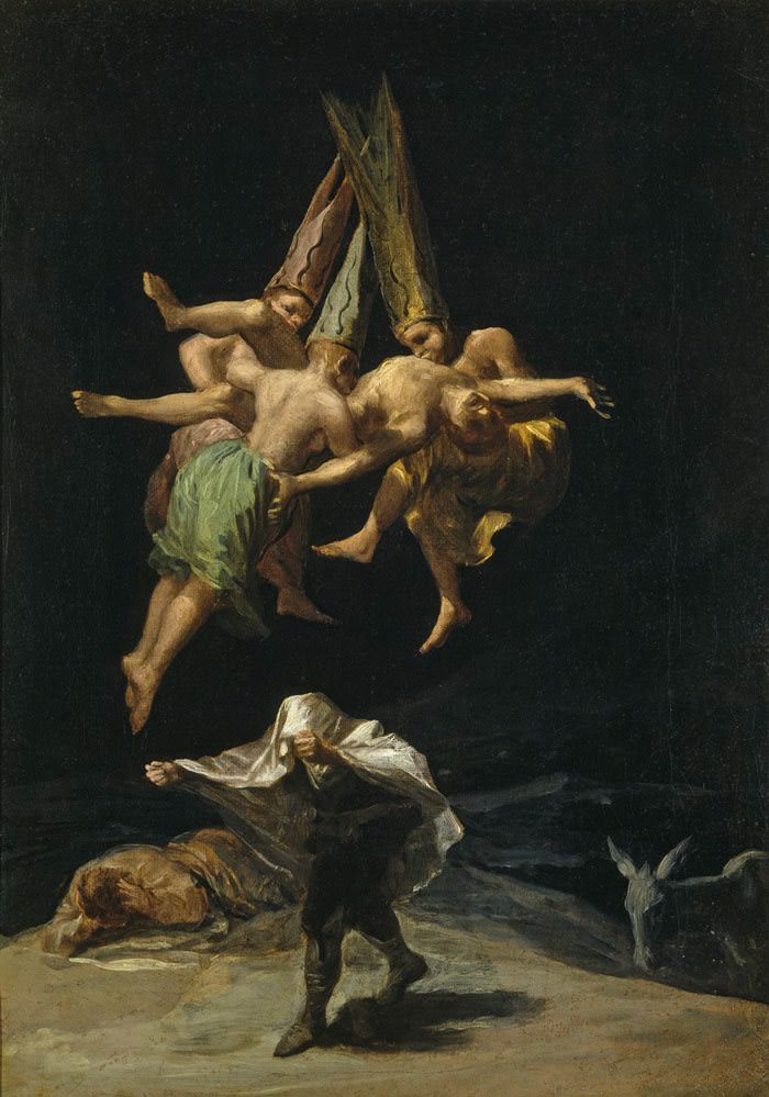 The Witches’ Flight by Francisco Goy, 1798