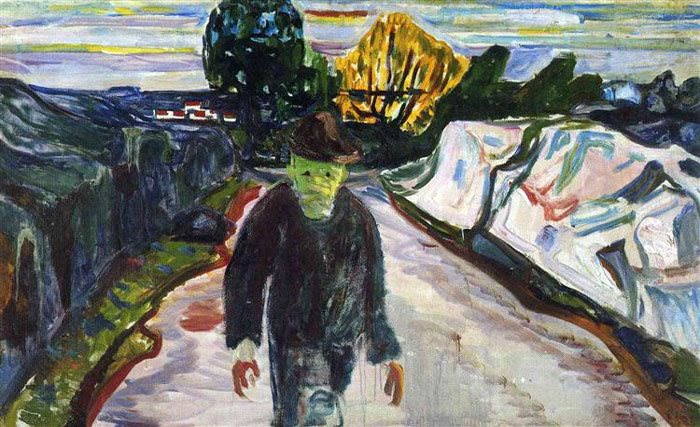 The Murderer by Edvard Munch, 1910