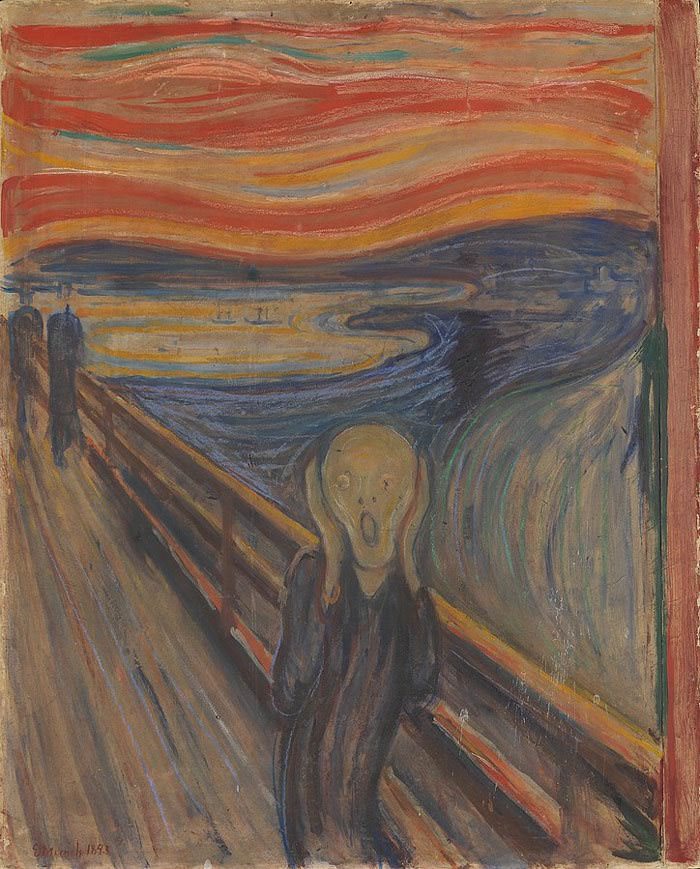 The Scream by Edvard Munch, 1891