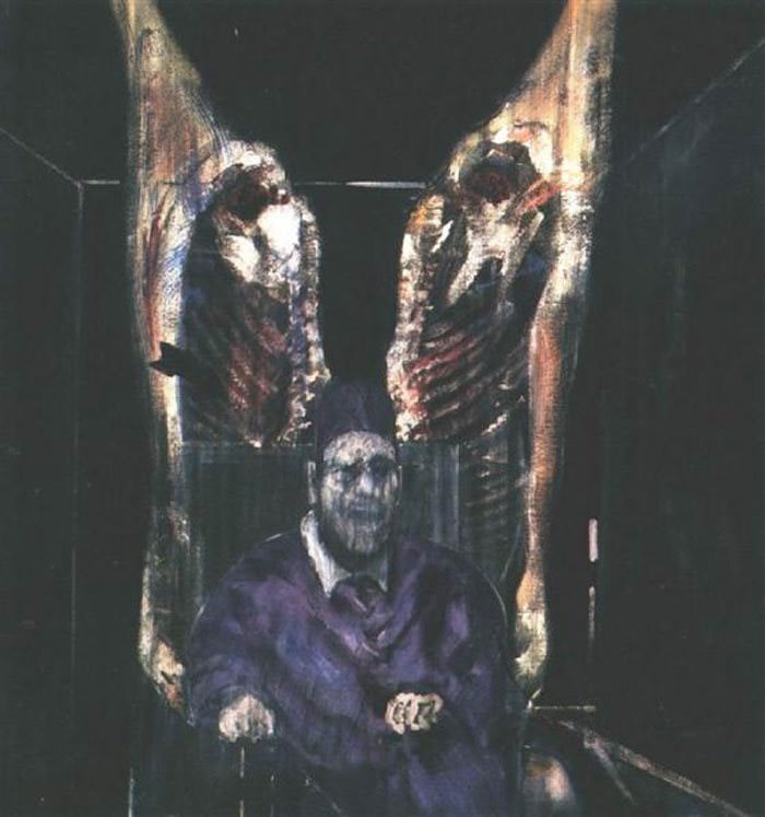 Figure With Meat by Francis Bacon, 1954