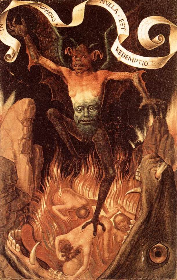 Hell by Hans Memling, 1485