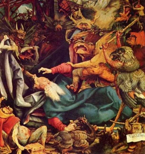 The Temptation of Saint Anthony by Matthias Grunewald