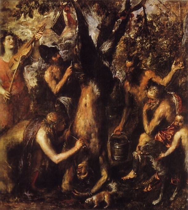 The Flaying of Marsyas by Titian