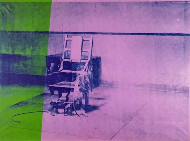 Big Electric Chair by Andy Warhol