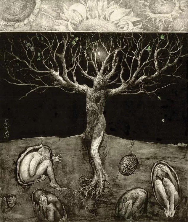 A New You Could be Born Today by Santiago Caruso