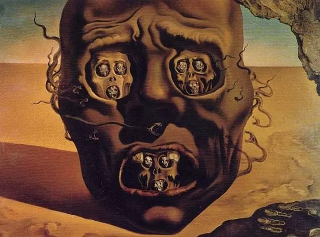 The Face of War by Salvador Dalí