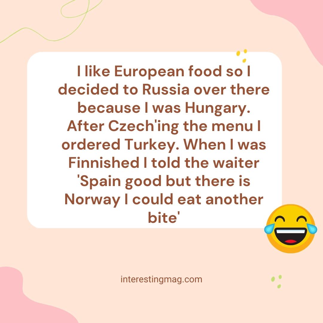 A European Food Adventure