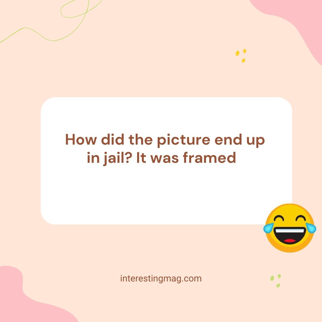 The Framed Picture's Journey to Jail