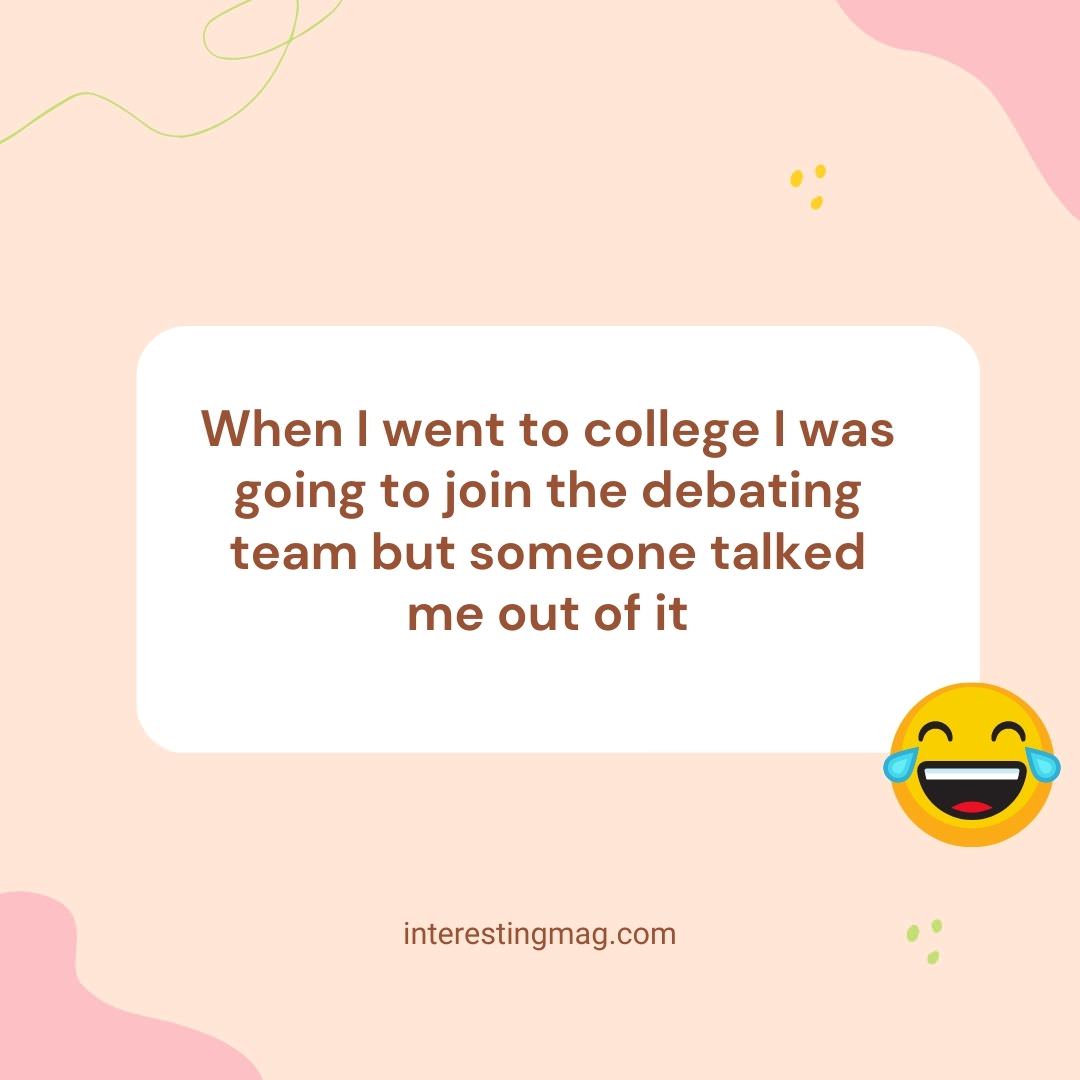 The Second Thoughts on Joining the Debating Team