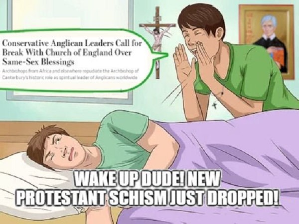 NEW PROTESTANT SCHISM JUST DROPPED!