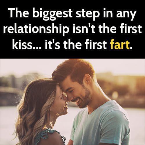 If you thought the first kiss was the biggest step in a relationship, you were mistaken.