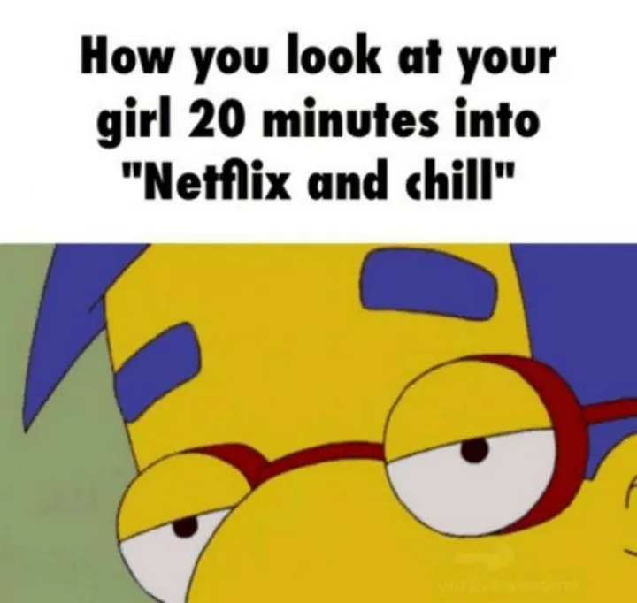 Netflix and chill sex memes.