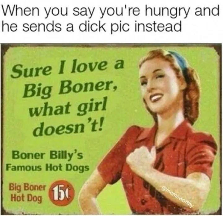 Sex memes for hungry women.