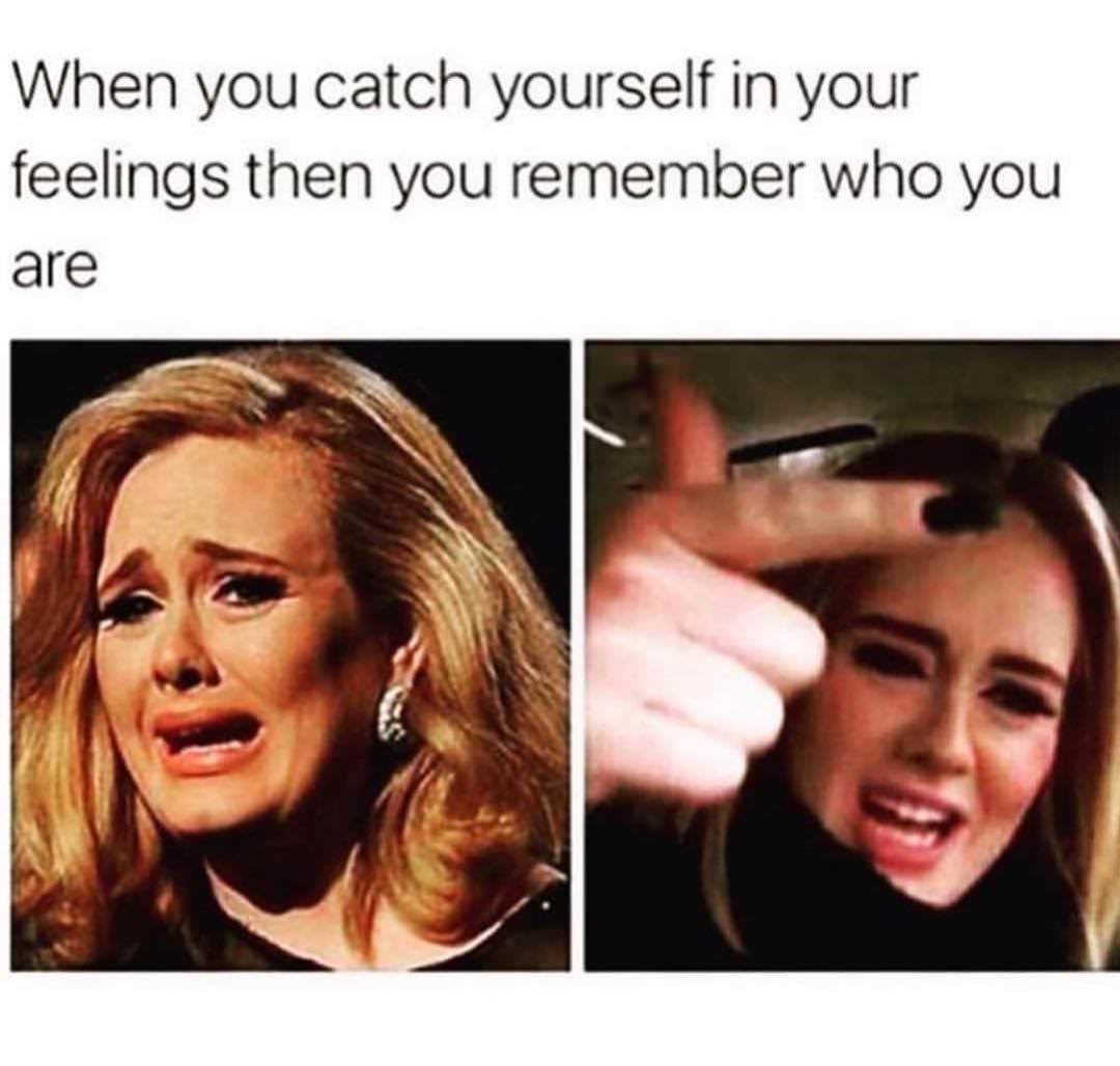 When even Adele knows you'll bounce back: