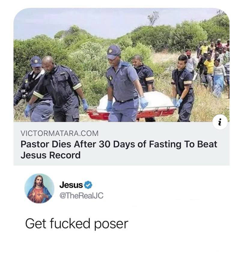 Even Jesus can be savage!