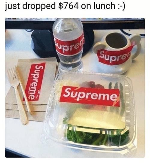 The supreme lunch