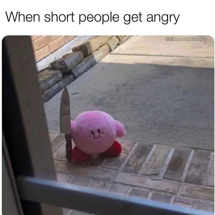 Little people's anger expressions.