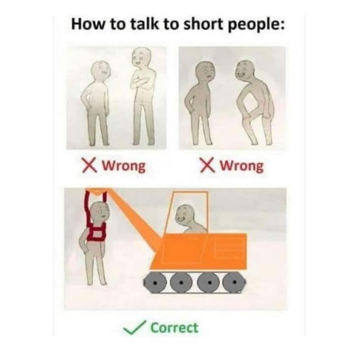 How to talk to your short buddy - tips for effective communication with shorter friends.