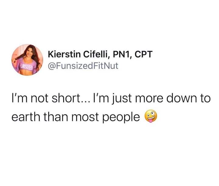 Down to earth - the advantages and disadvantages of being short.