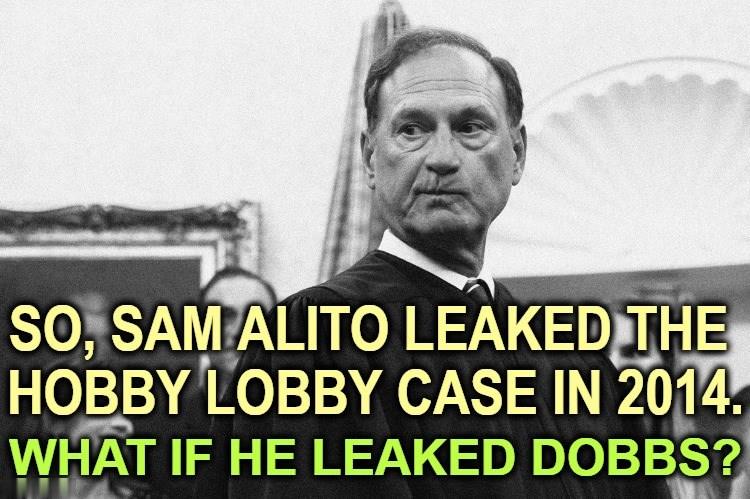 Is sam his own leaker?
